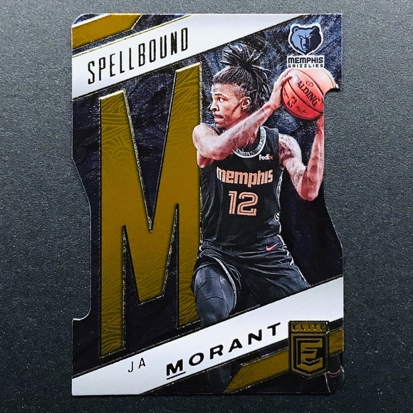 Ja Morant - 2021-22 Elite Spellbound Orange Die Cut #14 - Picture 1 of 2